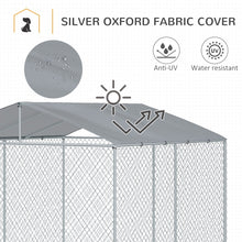 Load image into Gallery viewer, Heavy Duty Outdoor Dog Kennel with Galvanized Steel Frame & Canopy Top 10ft x 10ft x 6ft & Heavy Duty Lockable Door