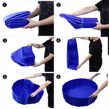 Load image into Gallery viewer, Foldable Indoor/Outdoor Dog Pool/Swimming Bathtub In 2 Sizes - godoggago