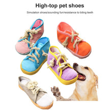 Load image into Gallery viewer, Simulation Teeth Cleaning Chew Shoes Dog Toys in 9 Styles/Colors