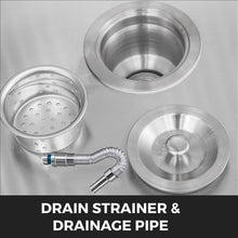 Load image into Gallery viewer, VEVOR 62" Stainless Steel Professional Dog Grooming Tub With Steps, Faucet, Water Sprayer Station, Your Choice Left or Right Sliding Door - godoggago