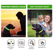 Load image into Gallery viewer, Adjustable Luminous Flashing Led Tactical Dogs Collars For XS to Large Dogs - godoggago