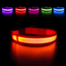 Load image into Gallery viewer, Adjustable Luminous Flashing Led Tactical Dogs Collars For XS to Large Dogs - godoggago