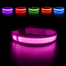 Load image into Gallery viewer, Adjustable Luminous Flashing Led Tactical Dogs Collars For XS to Large Dogs - godoggago