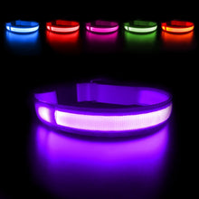 Load image into Gallery viewer, Adjustable Luminous Flashing Led Tactical Dogs Collars For XS to Large Dogs - godoggago