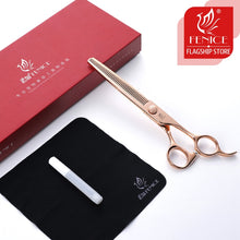 Load image into Gallery viewer, Fenice Steel 6.5/7.25/7.0/7.5 inch Dog Grooming Scissors Straight/Curved/Thinning Shear - godoggago