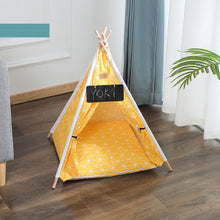 Load image into Gallery viewer, Cat/Small Dog Portable Washable Waterproof Canvas Tent/Bed