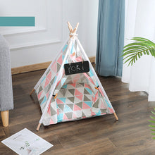 Load image into Gallery viewer, Cat/Small Dog Portable Washable Waterproof Canvas Tent/Bed
