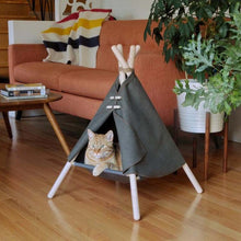Load image into Gallery viewer, Cat/Small Dog Portable Washable Waterproof Canvas Tent/Bed