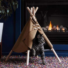 Load image into Gallery viewer, Cat/Small Dog Portable Washable Waterproof Canvas Tent/Bed