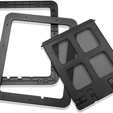 Load image into Gallery viewer, Safe Lockable Magnetic Screen Anti-Mosquito Dog/Cat Flap Door For Screen Doors in 2 Sizes & in White or Black