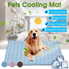 Load image into Gallery viewer, Breathable Washable Summer Dog Cooling Mat For Sofa, Crate, or Dog Bed in 3 Colors For XS to XXL - godoggago