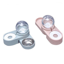 Load image into Gallery viewer, Double Bowl Automatic Feeder/Refill Water Drinking Dispenser For Dogs/Puppies - godoggago