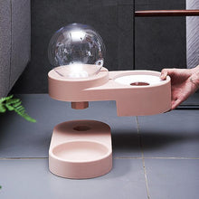 Load image into Gallery viewer, Double Bowl Automatic Feeder/Refill Water Drinking Dispenser For Dogs/Puppies - godoggago