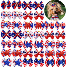 Load image into Gallery viewer, 20PCS (except plain rubber bands at 200pcs) Small Dog/Puppy Hair Bows With Rubber Bands for Grooming