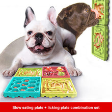 Load image into Gallery viewer, Slow Feeding Anti Choking Food Bowls/Licking Mat in 4 Removable Pieces