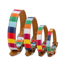 Load image into Gallery viewer, Colorful Adjustable PU Leather Dog Collar For Small To Medium Puppies & Dogs
