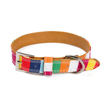 Load image into Gallery viewer, Colorful Adjustable PU Leather Dog Collar For Small To Medium Puppies & Dogs