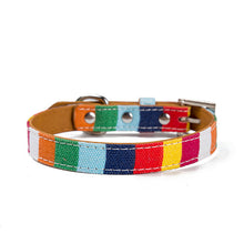 Load image into Gallery viewer, Colorful Adjustable PU Leather Dog Collar For Small To Medium Puppies & Dogs