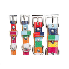 Load image into Gallery viewer, Colorful Adjustable PU Leather Dog Collar For Small To Medium Puppies & Dogs
