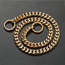 Load image into Gallery viewer, 10mm Stainless Steel Dog Training Chain Collar in 4 Colors Sizes 12" Thru 24"