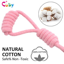 Load image into Gallery viewer, Cotton Rope Knot Dog/Puppy Combination Chew Toy/Molar Bite Teeth Cleaning Chew Sets in 2 Colors