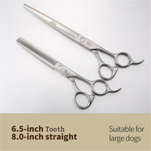 Load image into Gallery viewer, Fenice 6.5/7.0/7.5/8.0 Dog Grooming Scissors Sets (please note 2 or 3 per set) Including Thinning Shears/Curved and/or Cutting Scissors - godoggago