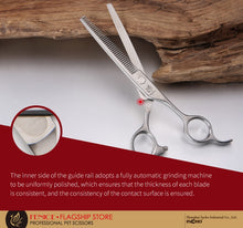 Load image into Gallery viewer, Fenice 6.5/7.0/7.5/8.0 Dog Grooming Scissors Sets (please note 2 or 3 per set) Including Thinning Shears/Curved and/or Cutting Scissors - godoggago