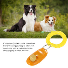 Load image into Gallery viewer, 7Ct Multicolor Pack Of Dog Training Clickers With Wrist Strap
