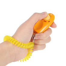 Load image into Gallery viewer, 7Ct Multicolor Pack Of Dog Training Clickers With Wrist Strap
