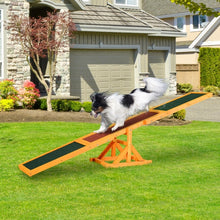 Load image into Gallery viewer, Wood Weather Resistant Dog Agility Training Equipment Teeter
