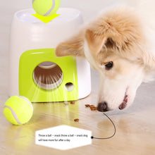 Load image into Gallery viewer, Interactive Dog Tennis Ball Launcher With Automatic Food Reward For Training/Play
