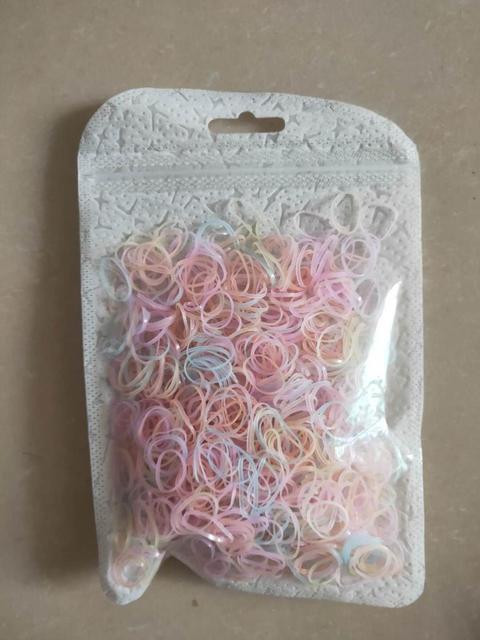 1mm about1000pcs Dog Grooming Disposable Rubber Bands in 6 colors