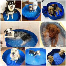 Load image into Gallery viewer, Foldable  Indoor/Outdoor Dog Pool/Swimming Bathtub In 2 Sizes - godoggago
