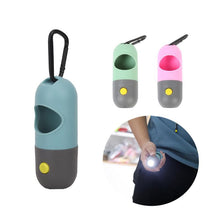 Load image into Gallery viewer, Pet Waste Bag Dispenser in 5 options (3 with a Flashlight) For Dog Waste and Packs of 10 Rolls Waste Bags - godoggago
