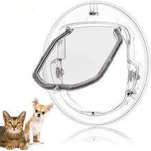 Load image into Gallery viewer, Durable Safe Transparent Pet Door With Lock For Sliding Doors
