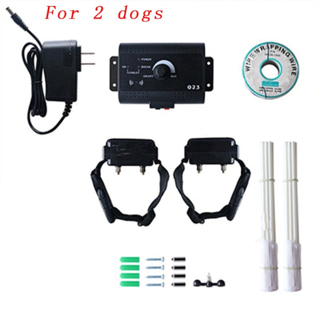 Wireless Electric Dog Fence/Waterproof Rechargeable Electric Shock Dog Training Collar(s) - godoggago