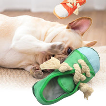 Load image into Gallery viewer, Simulation Teeth Cleaning Chew Shoes Dog Toys in 9 Styles/Colors
