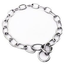 Load image into Gallery viewer, Heavy Metal Duty Solid Stainless Steel Dog Choke Chain Collar/Necklace for Pit Bull, Mastiff, Bulldog. - godoggago
