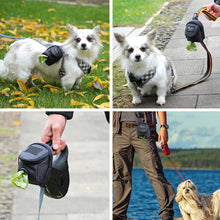 Load image into Gallery viewer, Portable Dog Waste Bag Holder/Dispenser With Separate Small Zipper Area For Storage - godoggago
