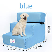 Load image into Gallery viewer, 1PC Foldable Pet Stairs with Detachable Dog Bed And Ramp For Training. - godoggago
