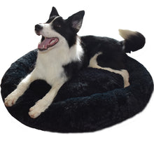 Load image into Gallery viewer, Super Soft Plush Round Dog Bed in Several Colors For Small to Large Dogs - godoggago
