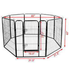 Load image into Gallery viewer, Large 16 Panel Indoor Iron Dog Playpen With Door And Multiple Configurations - godoggago
