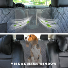 Load image into Gallery viewer, 100% Waterproof Dog Middle Car Seat Cover With Mesh Dog Window And Zipper and Pocket - godoggago
