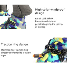 Load image into Gallery viewer, Waterproof Down Camouflage Dog Jacket with Harness/Winter Warm Dog Vest
