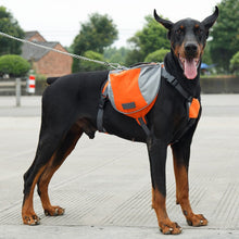 Load image into Gallery viewer, Multifunction Reflective Canvas Dog Backpack/Harness - godoggago
