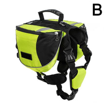 Load image into Gallery viewer, Multifunction Reflective Canvas Dog Backpack/Harness - godoggago
