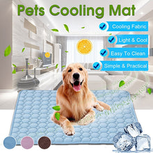 Load image into Gallery viewer, Breathable Washable Summer Dog Cooling Mat For Sofa, Crate, or Dog Bed in 3 Colors For XS to XXL - godoggago
