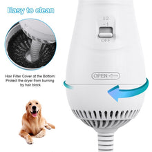 Load image into Gallery viewer, Portable 2-In-1 Grooming Comb/Hair Dryer Adjust Temperature Low Noise Dog Dryer - godoggago
