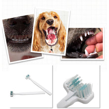 Load image into Gallery viewer, Double Headed Soft Brushing Dog/Cats Toothbrush
