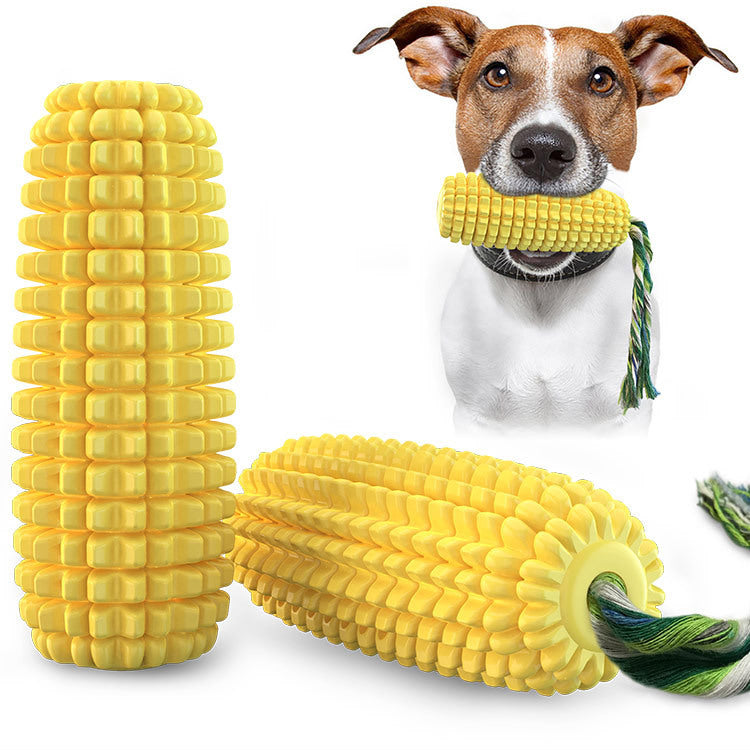 Corn Cob Molar Stick Bite Resistant Teeth Cleaning Dog Chew Toy